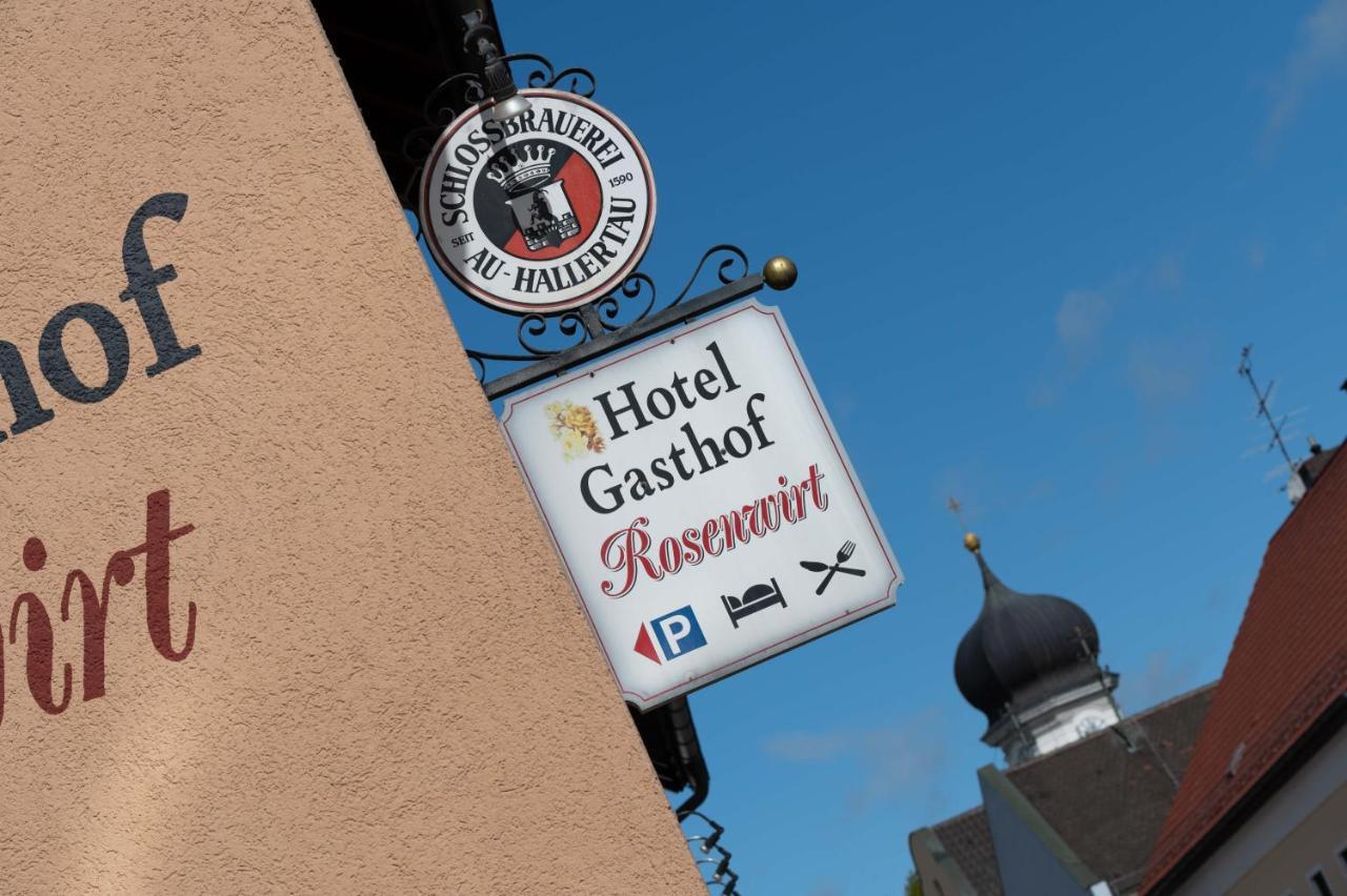 Hotel Gasthof Rosenwirt Au in der Hallertau Exterior foto